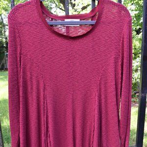 Maroon Janette Plus Tunic